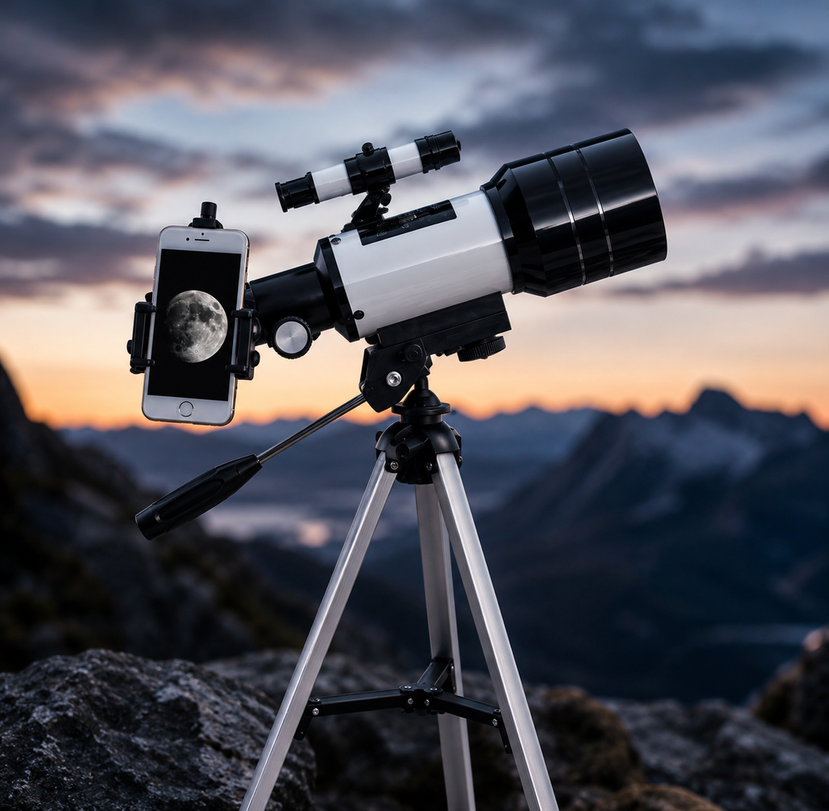 Télescope astronomique réfracteur 70 mm avec trépied réglable